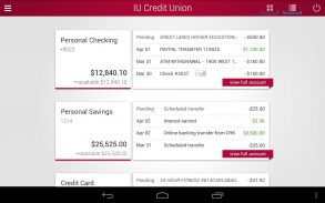 IU Credit Union Mobile Banking screenshot 9