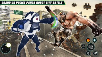 Panda Robot Car Transform Rescue screenshot 5