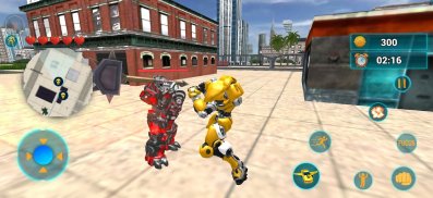 Flying Robot Transform Game screenshot 4