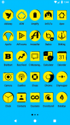 Yellow and Black Icon Pack v4.7 ✨Free✨ screenshot 14