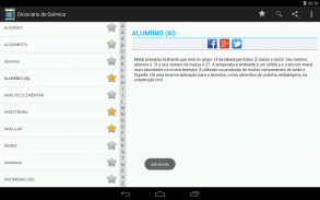 Dicionário de Química screenshot 11