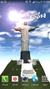Brasil 2014 Papéisanimados 3d screenshot 3
