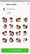 Love Story Stickers - WAStickerApps screenshot 3