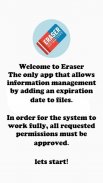 Eraser - Expiration date for files screenshot 3