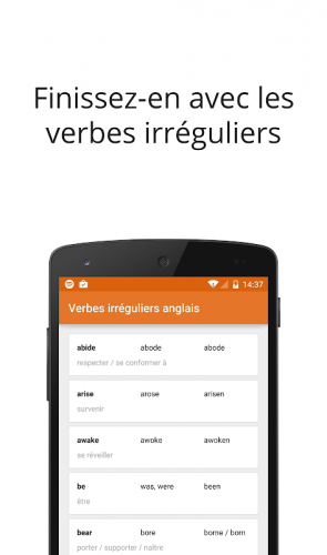 Verbes Irreguliers Anglais 1 2 1 Download Android Apk Aptoide
