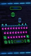 Blinking Neon Light Keyboard Theme screenshot 0