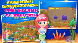 Mermaid Preschool Math Games screenshot 3