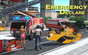 Fire Truck Rescue Training Sim screenshot 18