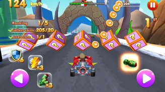 Subway Rush Kart Racing screenshot 0