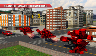 Robo Car Transform: Train Transport Smart Crane 3D screenshot 16