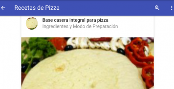 Recetas De Pizzas screenshot 7