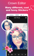 Crown Editor - Heart & Flowers screenshot 2
