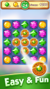 Gems & Jewel Crush - Jeu de puzzle Match 3 Jewels screenshot 3