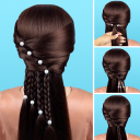 Hairstyles step by step easy, Icon