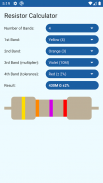 Resistor Calculator - Color Re screenshot 2