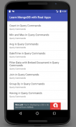 Learn MongoDB with Real Apps screenshot 1