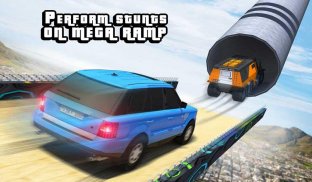 Mega Ramp Cruiser Car Stunt Racing Games 2018 screenshot 9