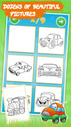 السيارات اللوحة لعبة للأطفال screenshot 1