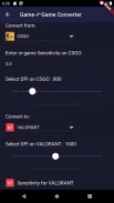 AimSense: Mouse Sensitivity Converter for PC Games screenshot 6