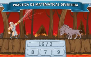 Juegos de Matematicas Zeus screenshot 1