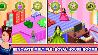 Royal Princess Room Makeover: Doll House Decor screenshot 3