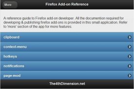 Firefox Add-on Developer Guide screenshot 0