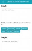 Uppercase Lowercase Converter screenshot 2