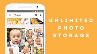 Famm - photo & video storage for baby and kids. screenshot 1