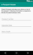 e-Passport NFC reader screenshot 0