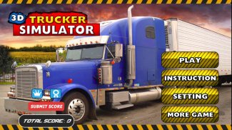 3D Trucker Transport Simulator screenshot 0