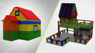 Houses Magnet World 3D : ASMR screenshot 2