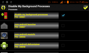 Disable Background Processes screenshot 1