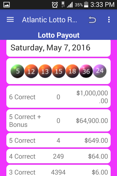 atlantic lotto latest results