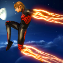 Flying rope hero _Flash Lightning Superhero 2019