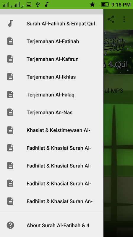 Surah Al-Fatihah u0026 4 Qul 1.0.6 Download Android APK  Aptoide