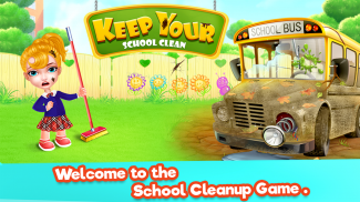 Keep Your School Clean Game screenshot 0