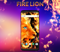 Fire Lion Keyboard + Wallpaper screenshot 4