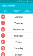 Easy Schedule screenshot 1