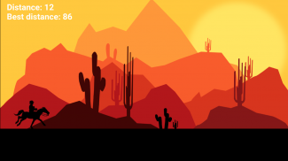 Racing Cowboy - arcade runner screenshot 2