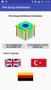 Pile Group Settlement Calculator screenshot 0