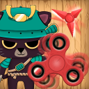 Samurai Cat Spinner - Crazy Ninja
