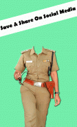 Women Police Dress Photo Suit screenshot 1