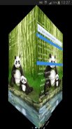Tema de Panda GO SMS Pro screenshot 2