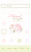 Floral dodol launcher theme screenshot 0