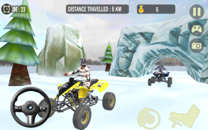 Impossible Snow ATV Bike Stunt screenshot 20