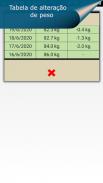 Peso e BMI tracker screenshot 7