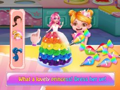 Rainbow Unicorn Cake Maker: Free Cooking Games screenshot 2
