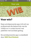 Suïcide Preventie App screenshot 1