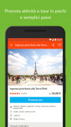 GetYourGuide: app di viaggi screenshot 2