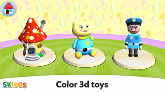 SKIDOS Toy Brush: Coloring games for kids 2-6 screenshot 3